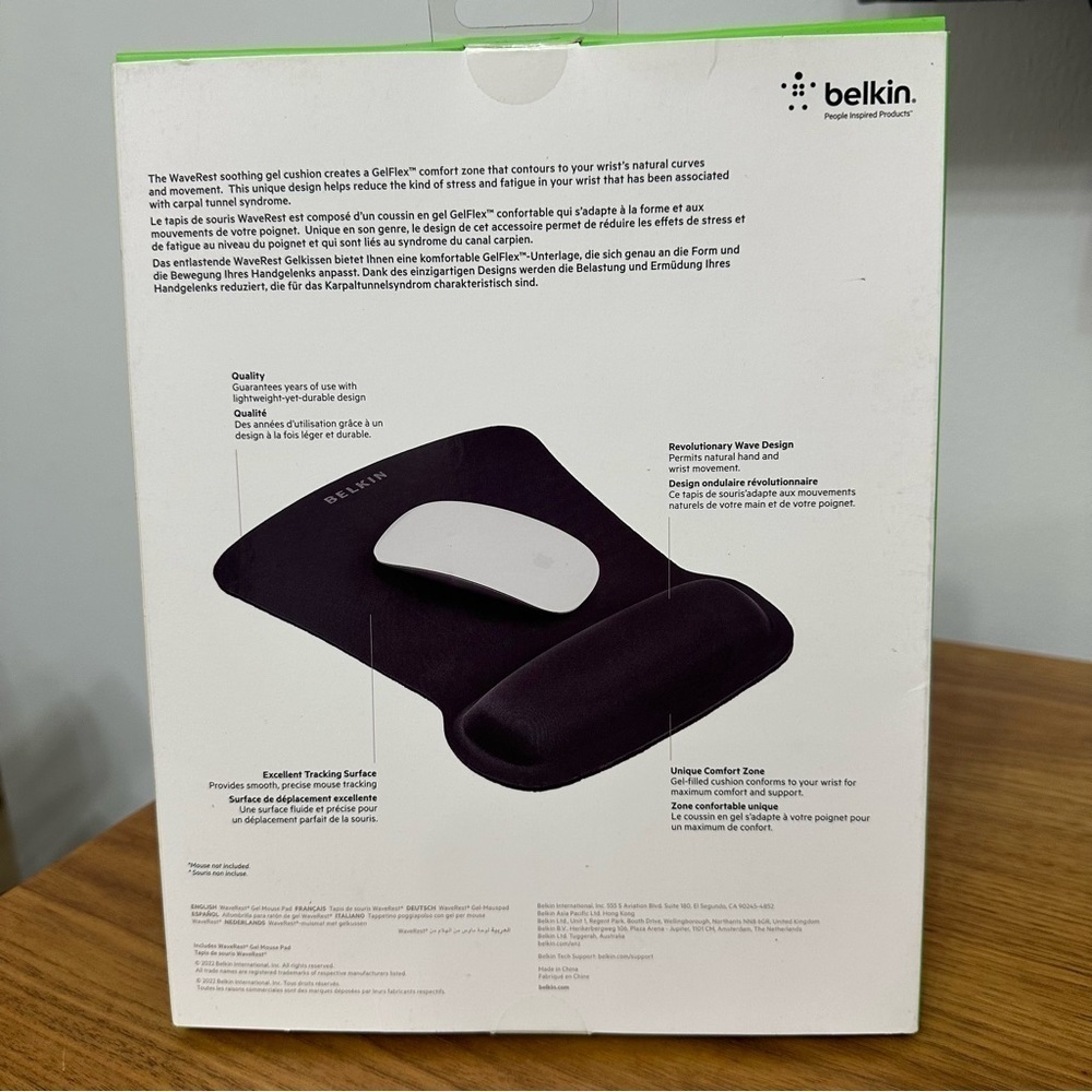 Belkis Waverest Gel Mouse Pad NEW IN BOX - Picture 2 of 2